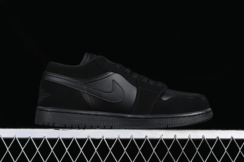 All categories Air Jordan Jordan series basketball shoes Air Jordan 1 Low Z version Air Jordan 1 Low OG "All Black" AJ1 Joe 1 all black low-top cultural casual sneakers 553558-025
